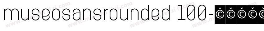 museosansrounded 100字体转换